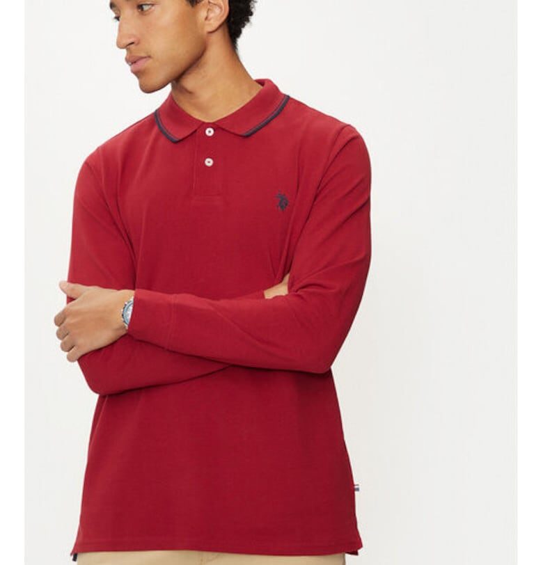 Мъжка тениска - US Polo Assn. - 304796449 - Памук - Черен - Черен US Polo Assn