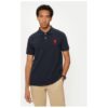 Мъжка тениска - US Polo Assn. - 304797415 - Памук - Син - Син US Polo Assn