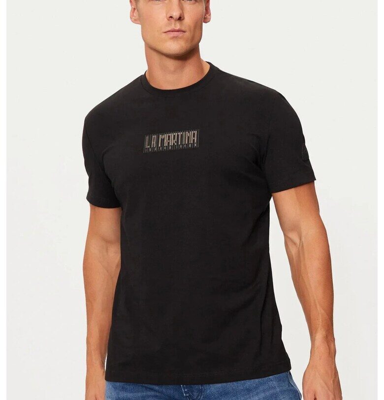 Мъжка тениска  ZMR306 - Черен LA MARTINA