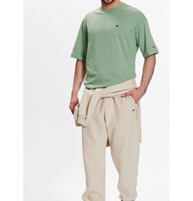 Мъжка тениска  Памук 302204052 - Зелен Champion