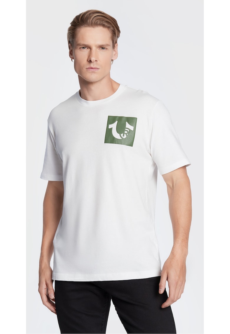 Мъжка тениска - Памук - Бял True Religion