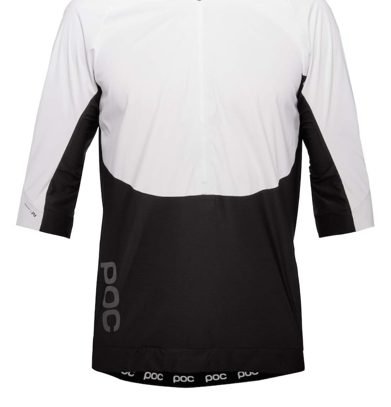 Мъжка тениска -  полиестер - черно/бяло - Poc