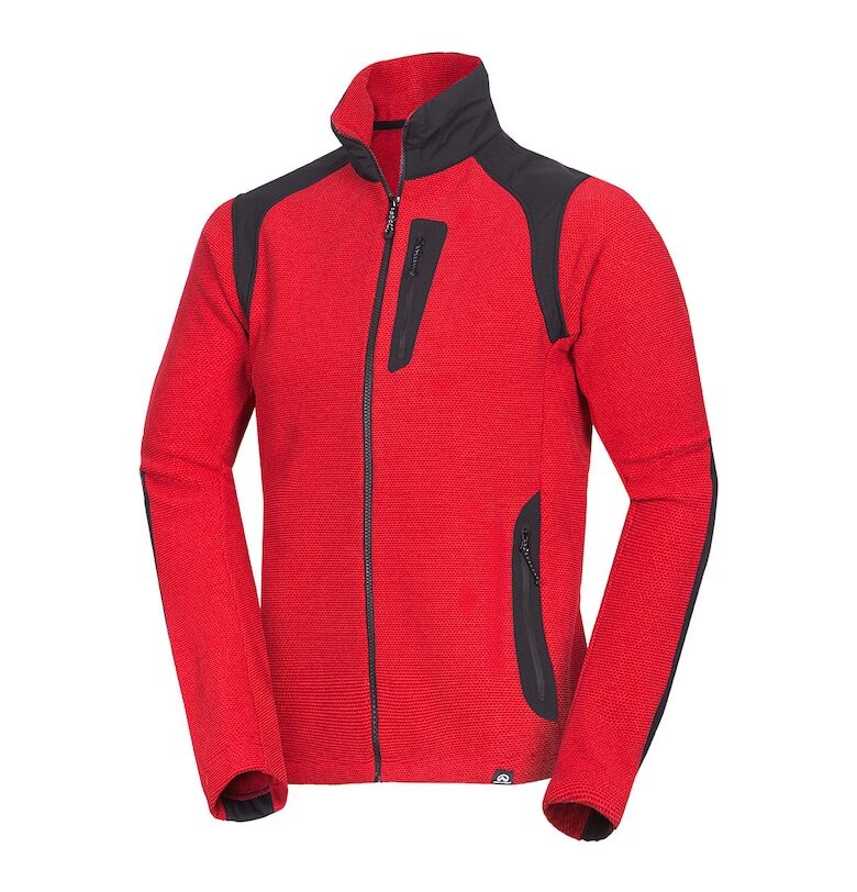 Мъжка трекинг блуза  Szymon - Черен | Червен NORTHFINDER