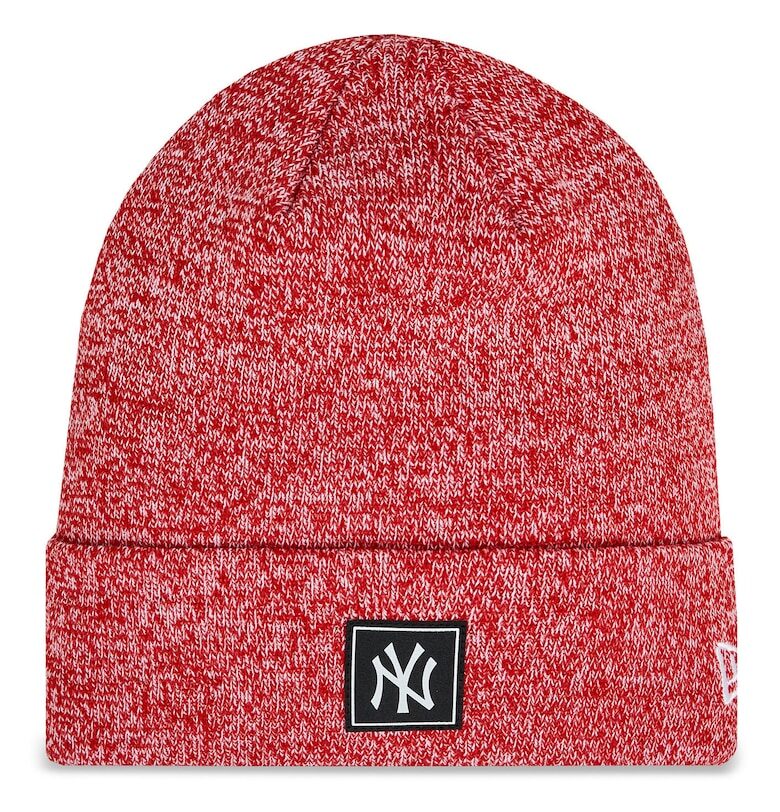 Мъжка шапка с козирка -  червена - материал - акрил - OS New Era