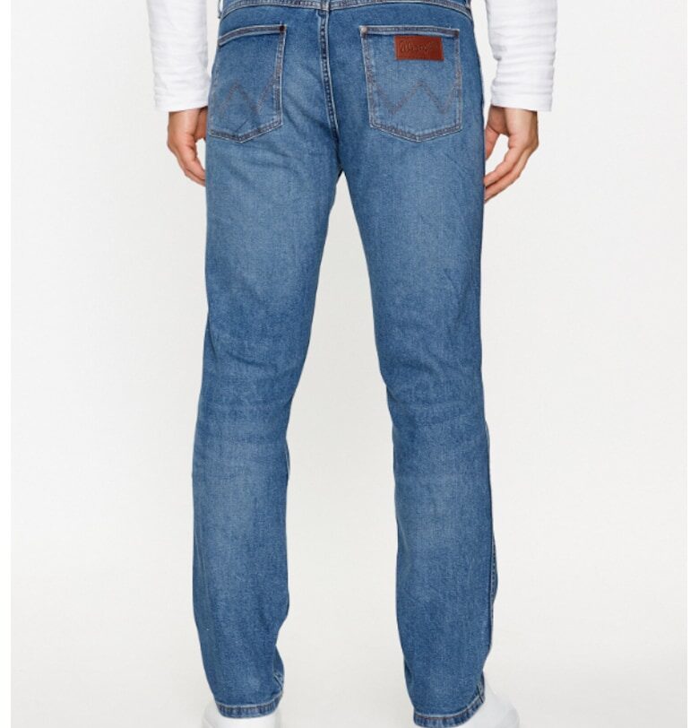 Мъжки дънки -  303284596 - Памук - Син Wrangler