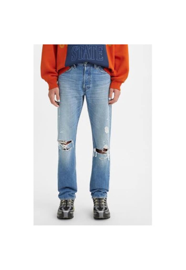 Мъжки дънки - 303341794 - Памук - Син - Син Levis