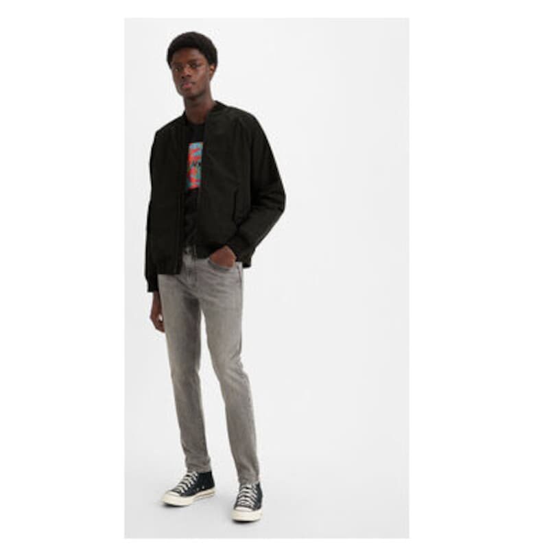 Мъжки дънки -  303663582 - Памук/Тенсел - Сив - Сив Levis