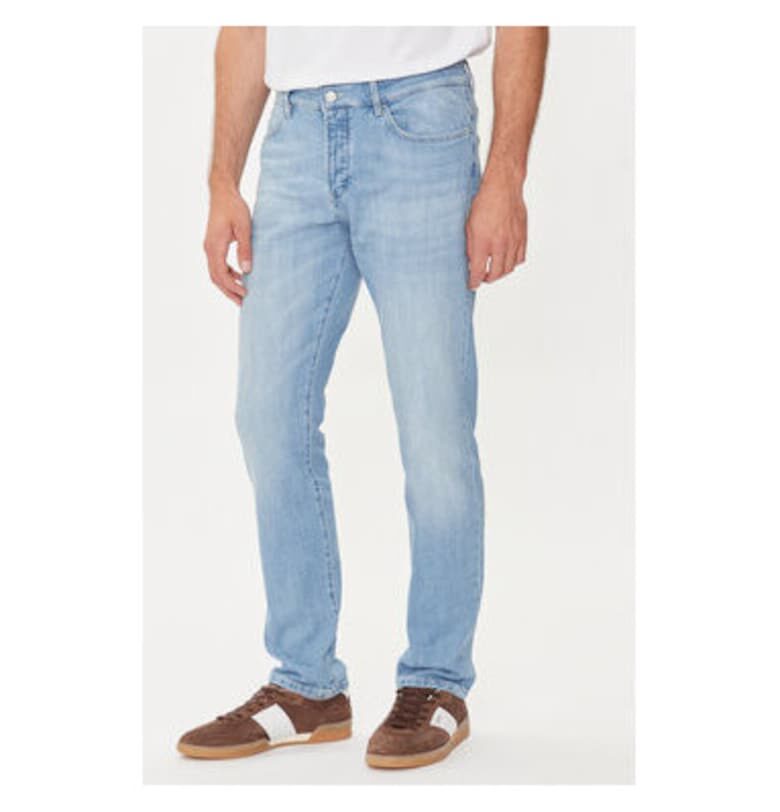 Мъжки дънки -  303675165 - Памук - Зелен - Зелен BOSS