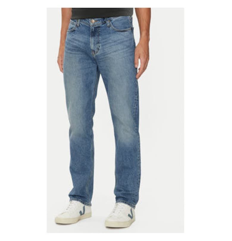 Мъжки дънки -  304749797 - Памук/Лиосел - Син - Син Lee