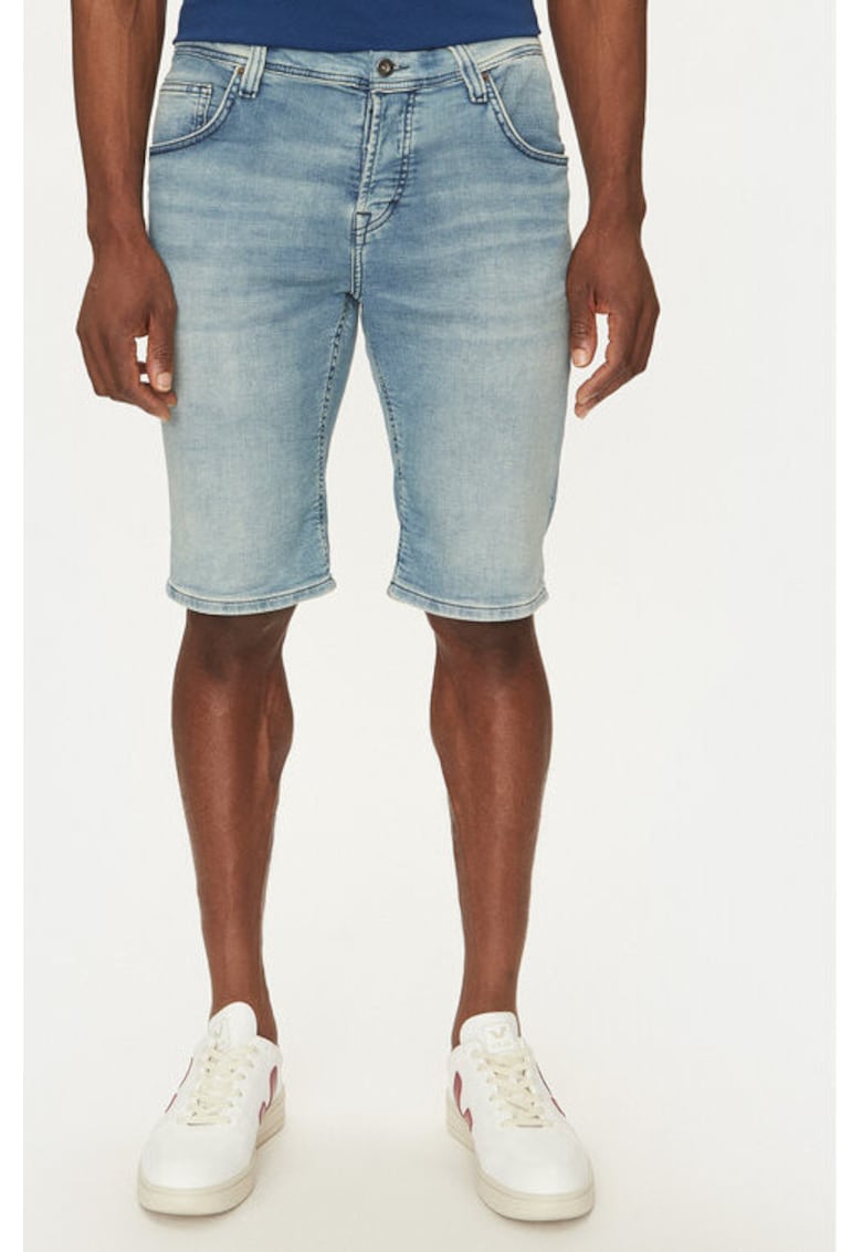 Мъжки дънки - 304778568 - Памук - Син - Син Mustang