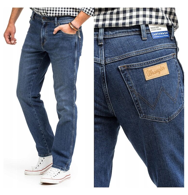 Мъжки дънки -  43762-88 - Тексас - Памук - Дълги - Стандартна кройка Wrangler