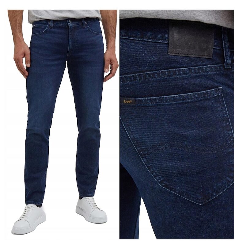 Мъжки дънки -  Basic - Памучни - Дълги - Мъжки - Regular fit Lee