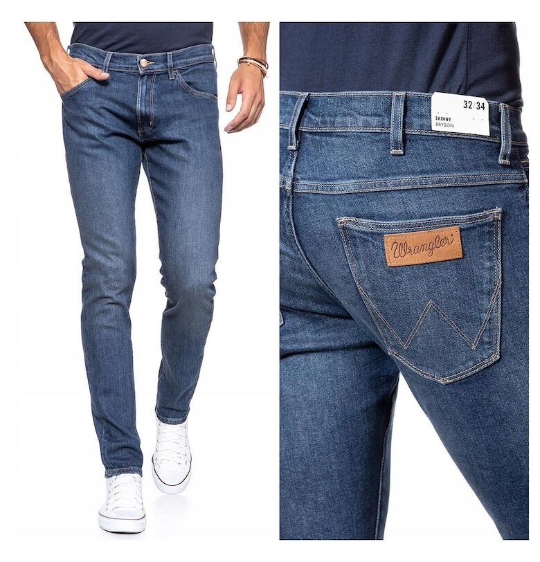 Мъжки дънки -  Bryson - Памучни - Дълги - Мъжки - W27-L32 US - Многоцветни Wrangler