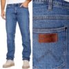 Мъжки дънки  Frontier Relaxed Straight - сини - W31 L32 - леко еластични Wrangler