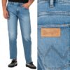Мъжки дънки  Frontier - син - W36 L32 - свободна кройка - еластични Wrangler