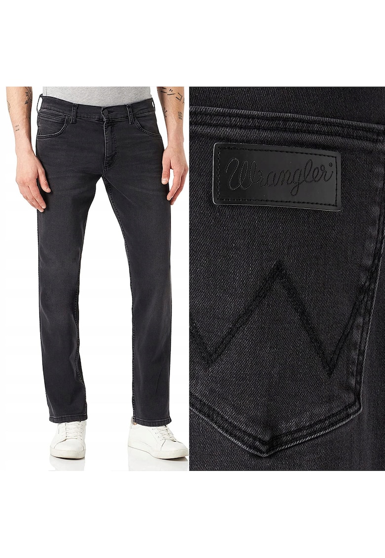 Мъжки дънки Greensboro 803 - сиви - W40 L32 - права кройка - издръжлива материя Wrangler