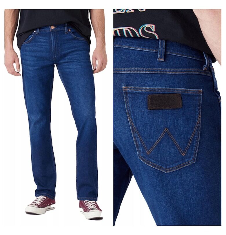 Мъжки дънки -  Indigood + Earthwash - Памук - Дълги - Стандартна кройка Wrangler