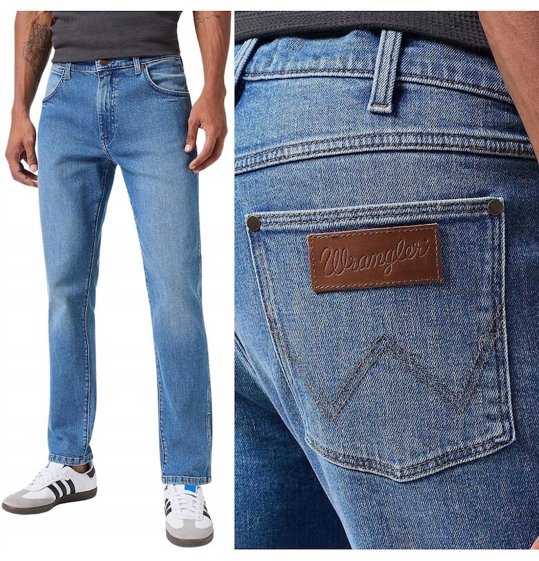 Мъжки дънки  Larston 812 - син - Син Wrangler