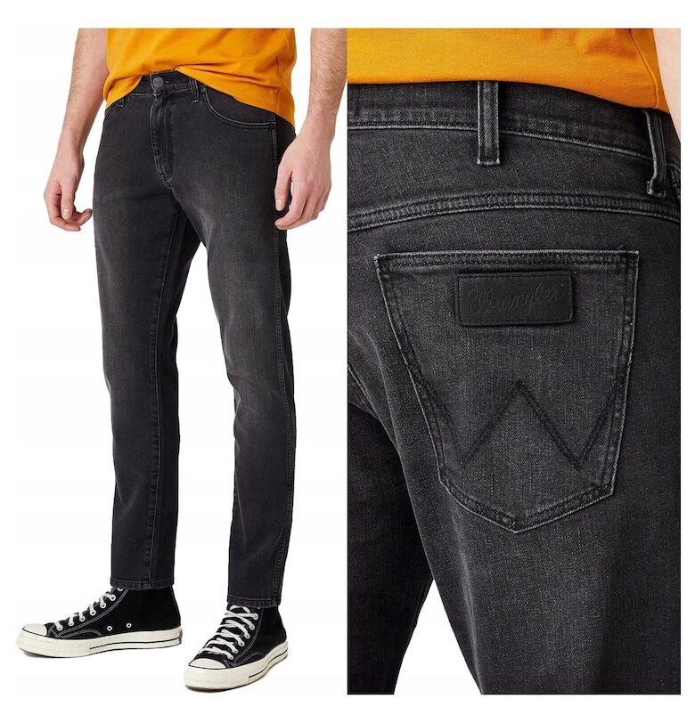 Мъжки дънки -  Larston - Памучни - Дълги - Мъжки - Slim fit Wrangler