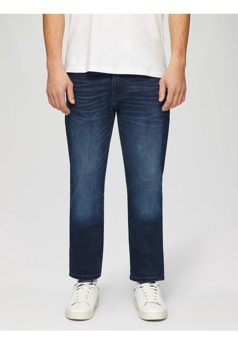 Мъжки дънки Mauro със средна талия - Regular Fit - Straight Leg - Тъмносин sOliver