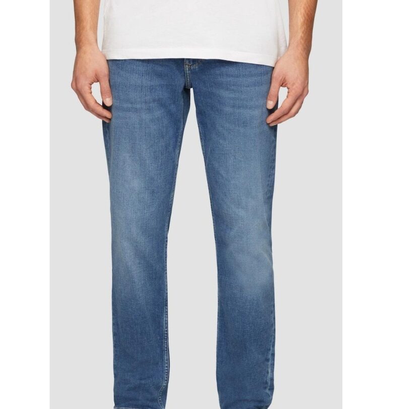 Мъжки дънки Nelio - средна талия - прилепнали - тънки крачоли - тъмносин - Тъмносин sOliver