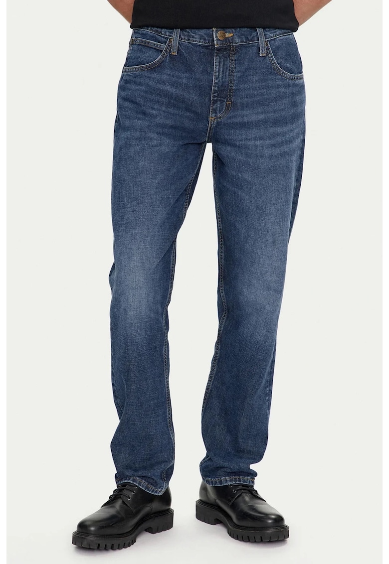 Мъжки дънки Oscar 112355855 - Син Lee