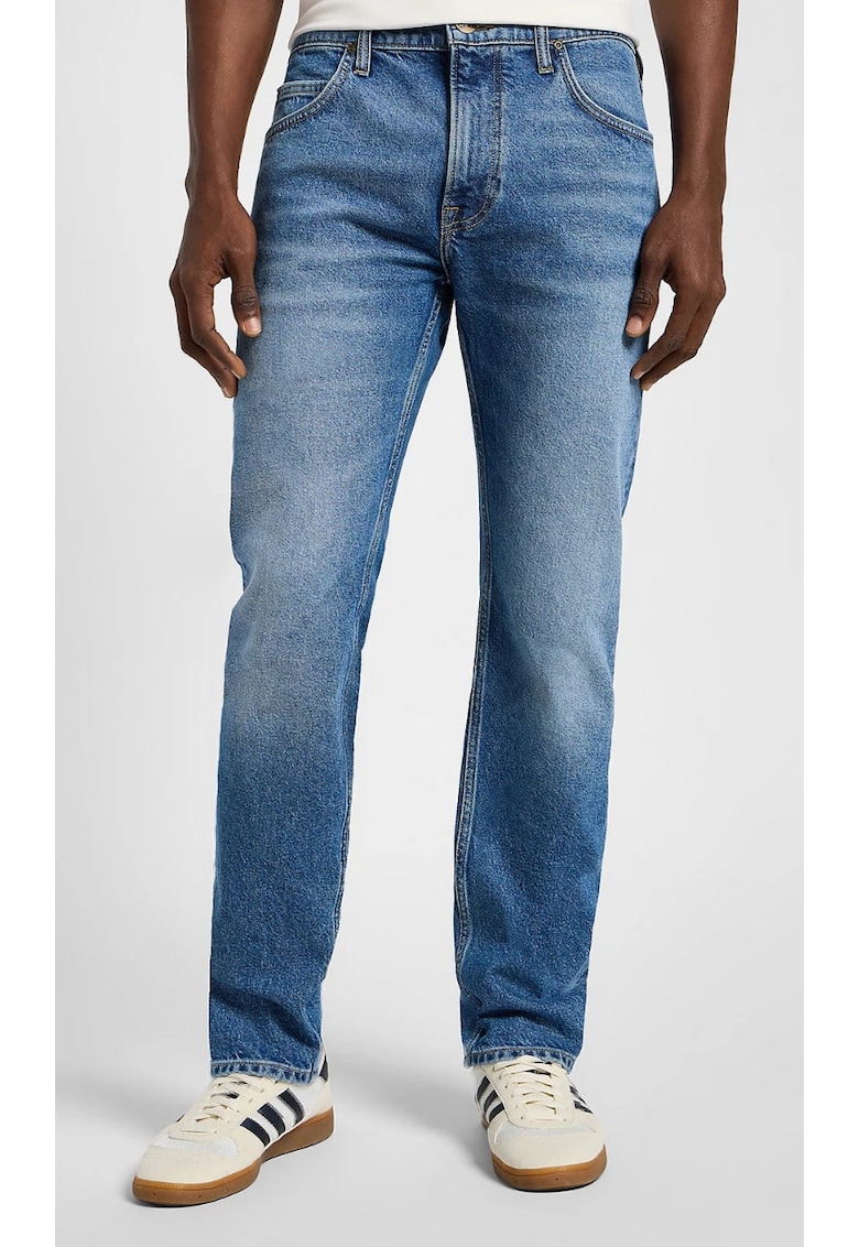 Мъжки дънки RIDER - памук/еластан/лиосел - син - Lee