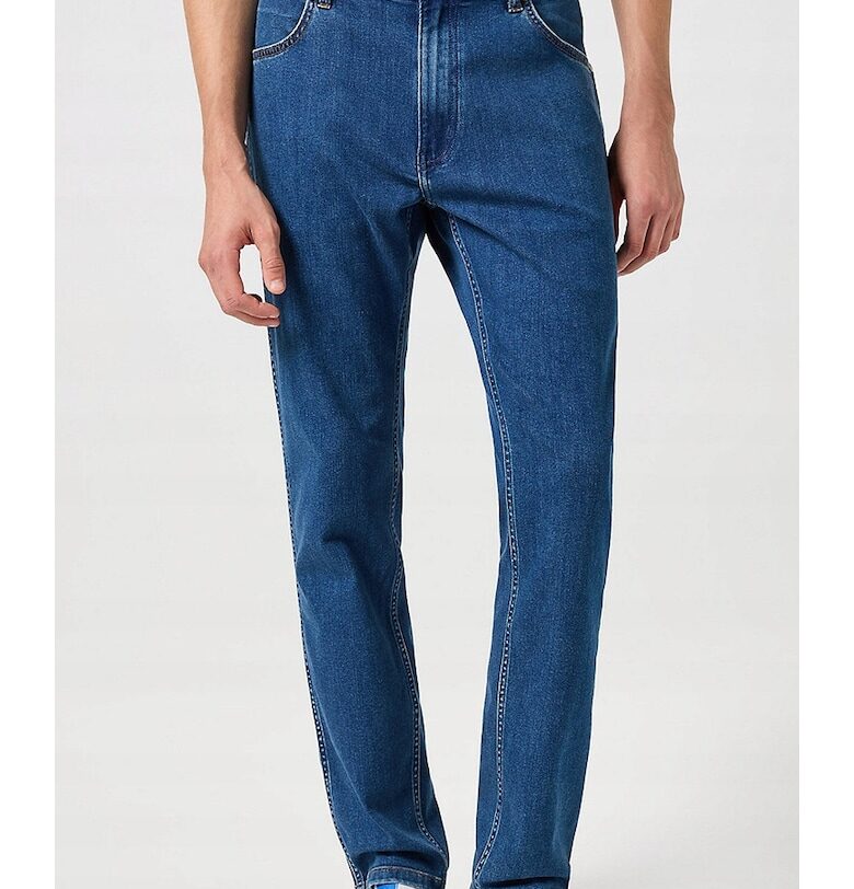 Мъжки дънки  River памук/полиестер/еластан - син - Син Wrangler