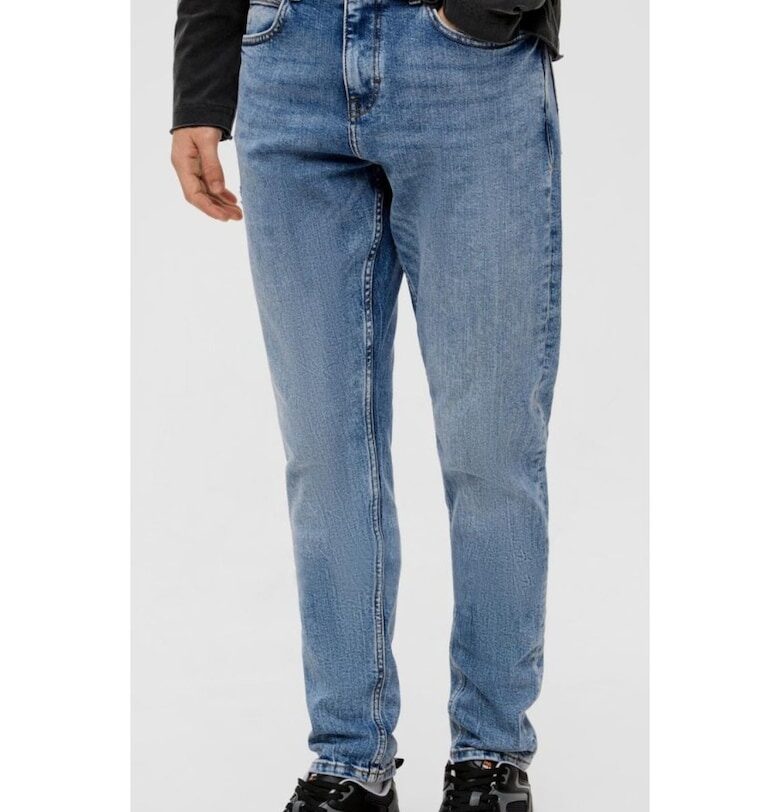 Мъжки дънки Shawn - със средна талия - Regular fit - Tapered Leg - Светлосин QS