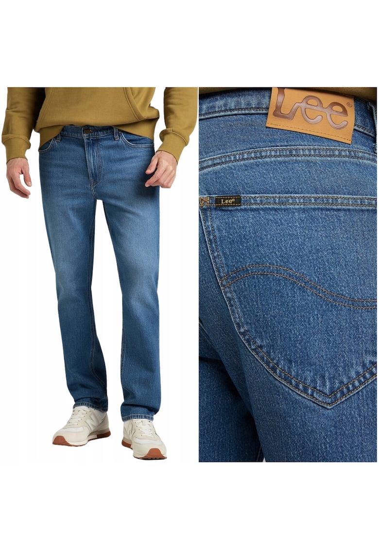 Мъжки дънки West Relaxed - прави и широки - сини - W30 L32 Lee