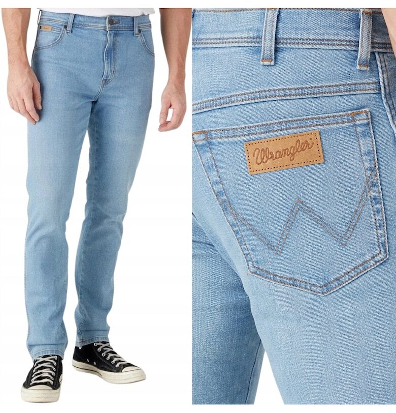 Мъжки дънки Wrangler  син Gambit - втален - W38 L32 Texas Slim