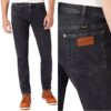 Мъжки дънки Wrangler  Slim Tapered - черни - Черен Larston