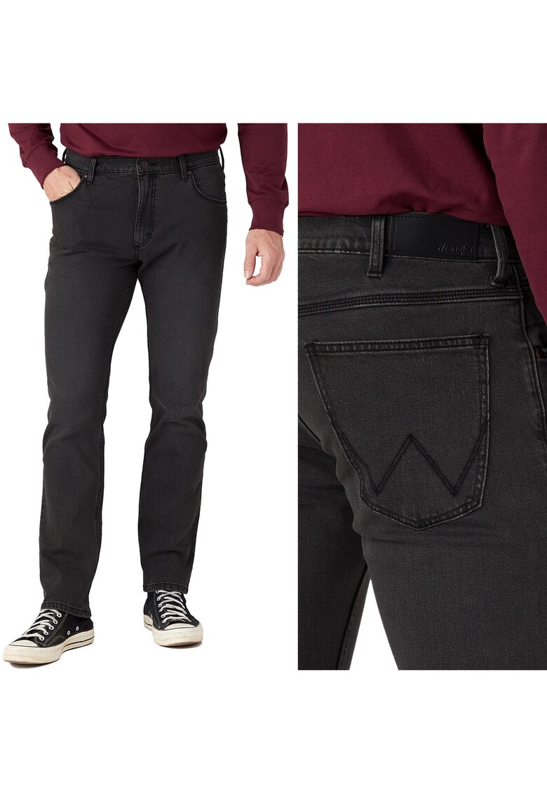Мъжки дънки Wrangler W31 L32 - автентично сиви - права кройка - леко еластични Regular