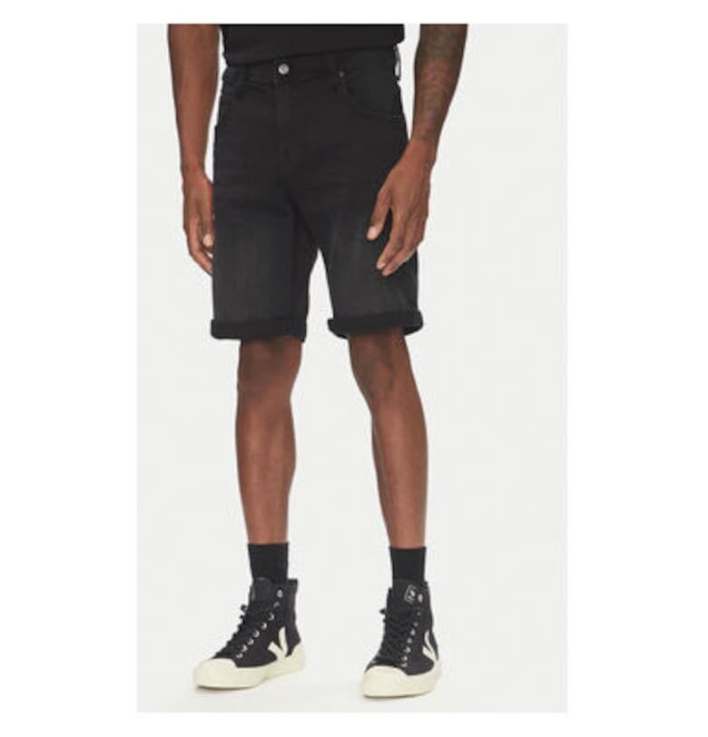 Мъжки дънкови шорти  1016347 - памук/полиестер - 29 US - черни Mustang