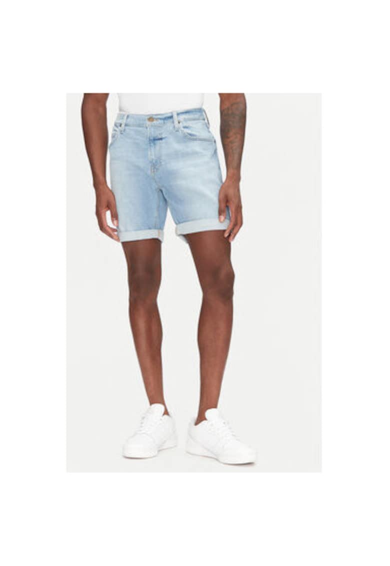 Мъжки дънкови шорти 112363926 - памук - син - Син Lee