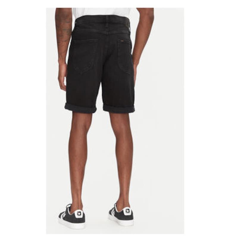 Мъжки дънкови шорти  112363930 - памук - черен - Черен Lee