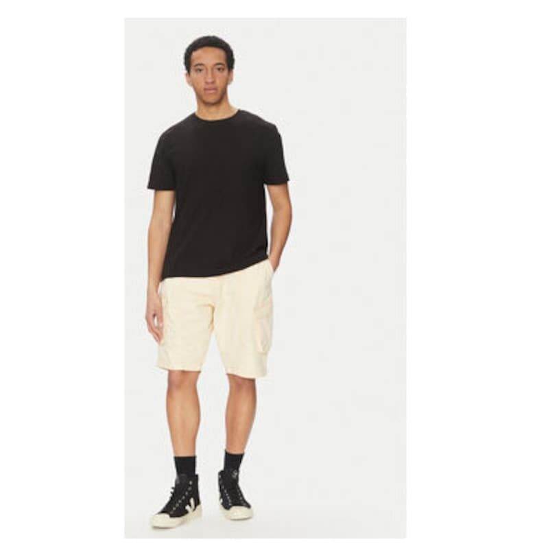 Мъжки дънкови шорти  156259 - памук - бял - Бял ALPHA INDUSTRIES