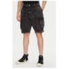 Мъжки дънкови шорти  156259 - памук - черни - Черен ALPHA INDUSTRIES