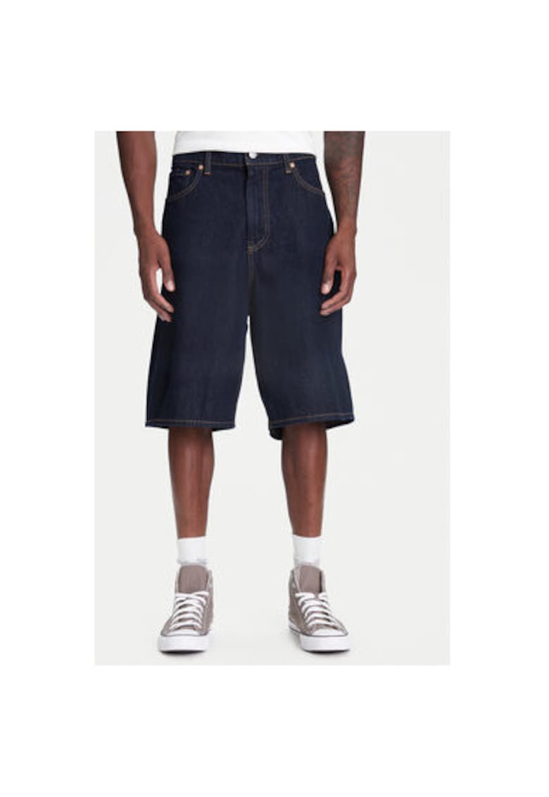 Мъжки дънкови шорти 774578-00 - памук - тъмносиньо - Тъмносин GAP