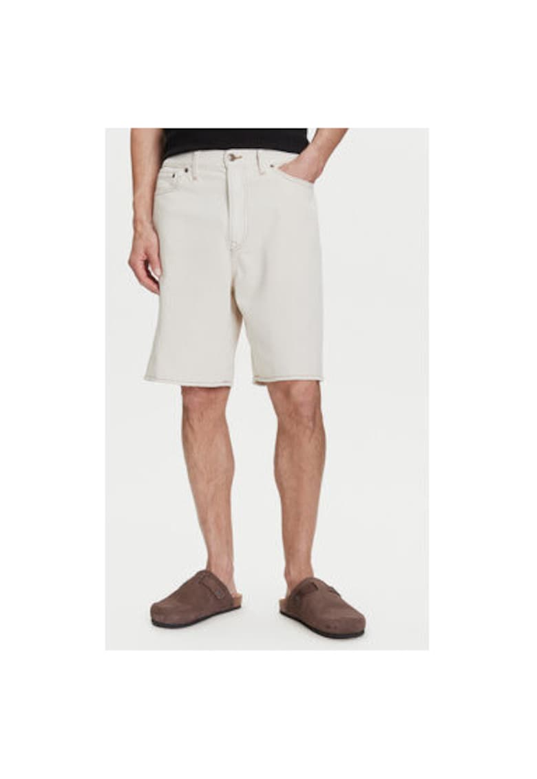 Мъжки дънкови шорти 781609-00 - Памук/Лиосел - Бежов - Бежов GAP