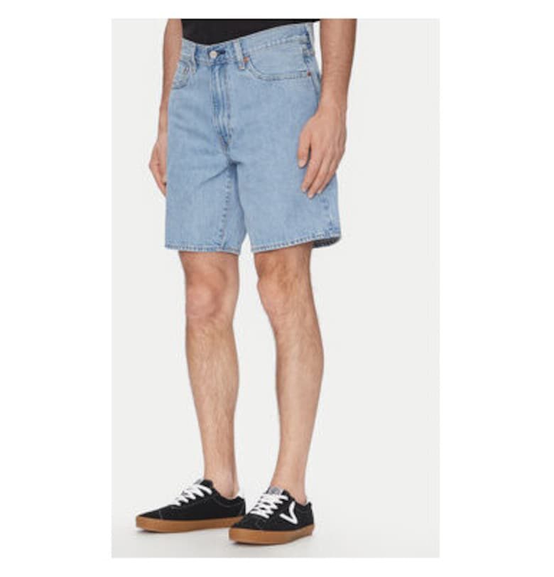 Мъжки дънкови шорти  A8461-0015 - памук - син - Син Levis