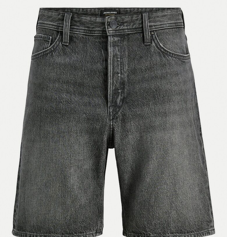 Мъжки дънкови шорти Jack Jones - 12269533 - памук - черен - Черен Jack  Jones