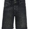 Мъжки дънкови шорти Jack Jones - 12269612 - памук - черен - Черен Jack  Jones