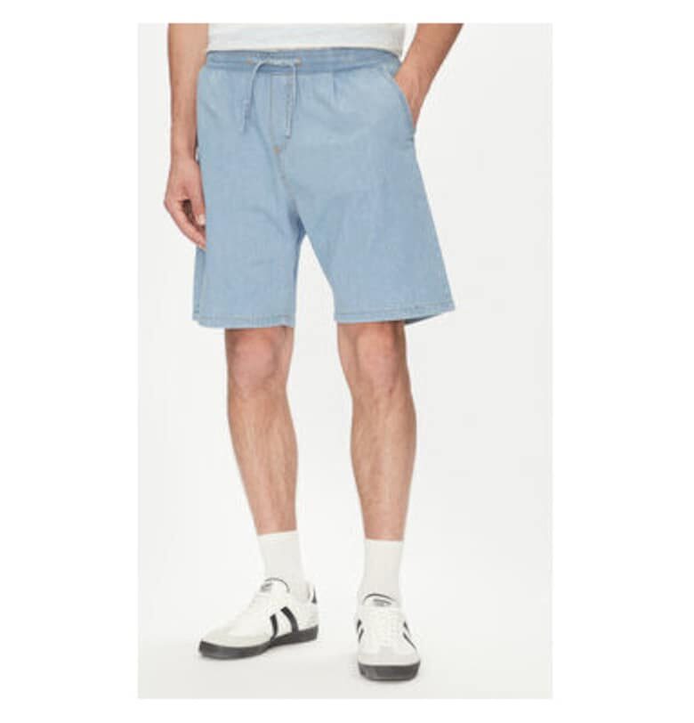 Мъжки дънкови шорти Jack Jones - 12270251 - памук - син - Син Jack  Jones