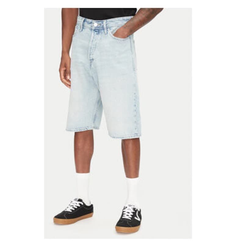 Мъжки дънкови шорти Jack Jones - 12272237 - памук - 2XL INTL - син Jack  Jones