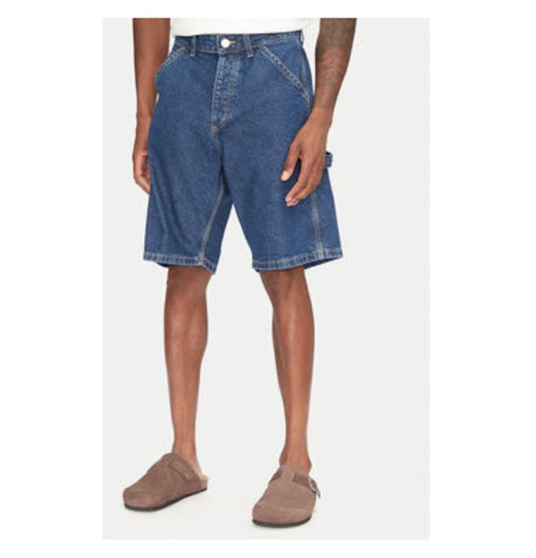 Мъжки дънкови шорти Jack Jones - 12273238 - Памук - Тъмносин - Тъмносин Jack  Jones