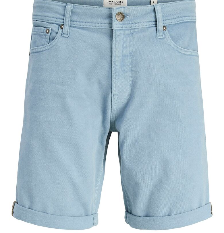 Мъжки дънкови шорти Jack Jones - 12274985 - памук - светлосин - Светлосин Jack  Jones