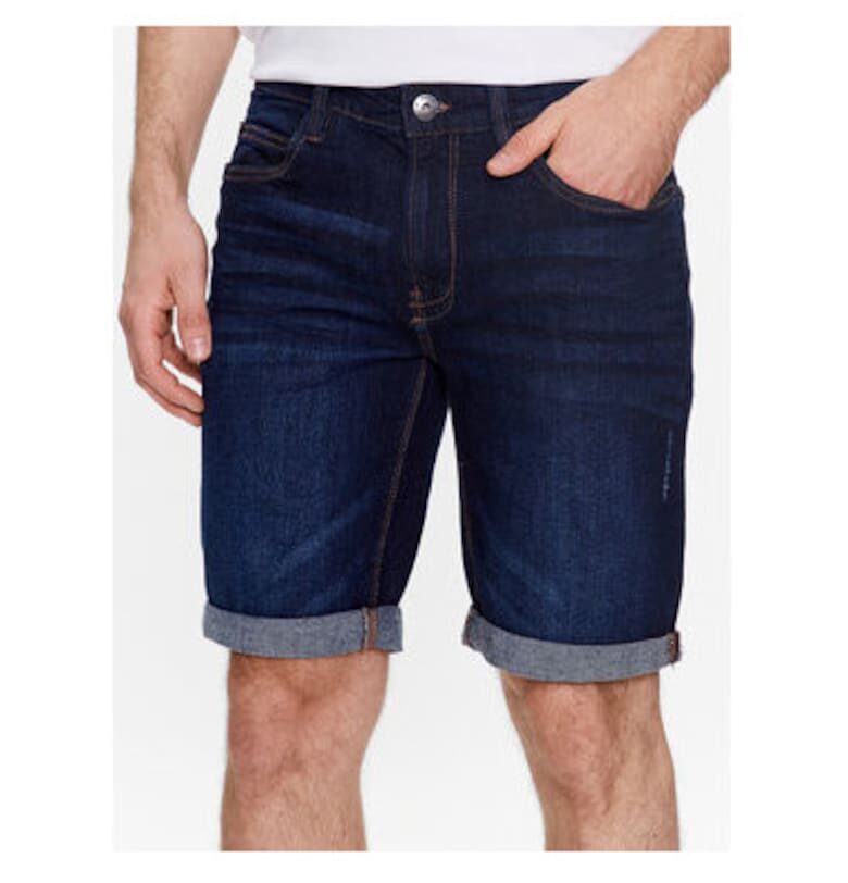 Мъжки дънкови шорти  Kaden 70-1007 - Син Indicode