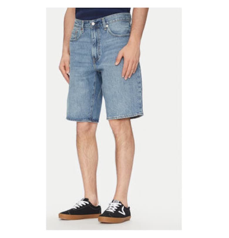 Мъжки дънкови шорти Levi S - 001JM-0005 - Памук - Син - Син Levis