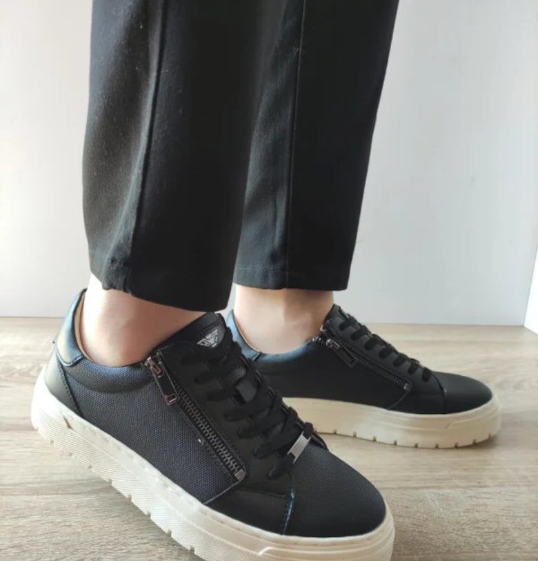 Мъжки ежедневни обувки  Y195 Черни - Черно GiAnni